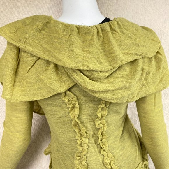 Anthro Guinevere Settling Petals Merino Cardigan - Picture 7 of 12